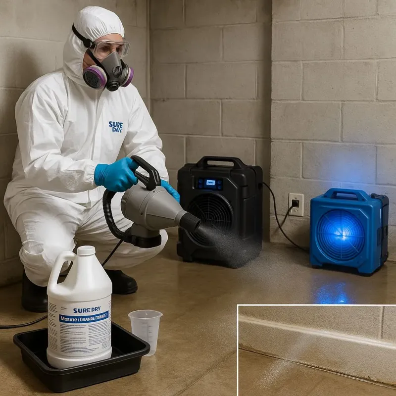 Sanitization and Odor Removal process in Medulla, FL